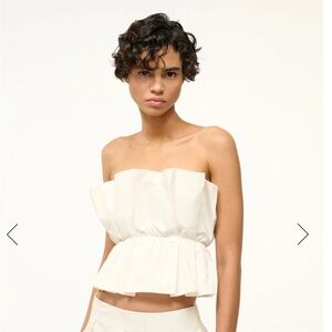 Staud Dover Top in Ivory